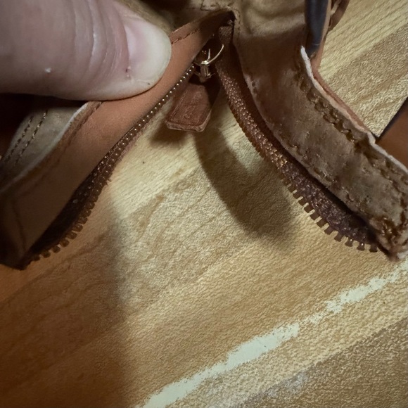 Vince Camuto Erendira Gladiator Sandals 7.5 Cognac Leather Boho Festival - Picture 13 of 14